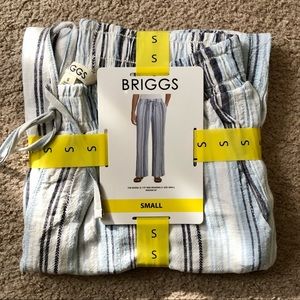 NWT Briggs Ladies’ Linen Blend Pant in Small